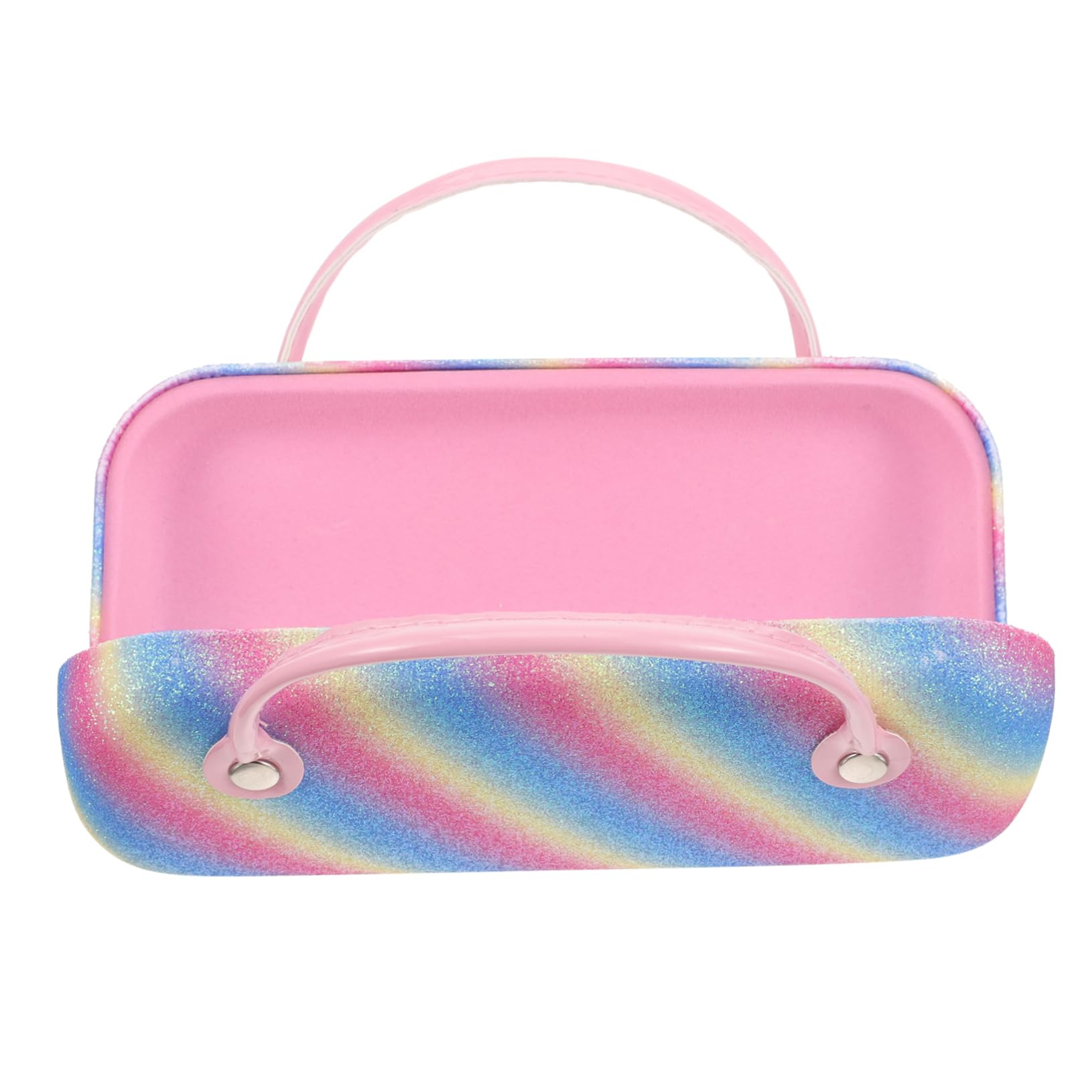 Brillen Korb Sonnenbrille in Herzform klare Gläser Kordelzug Anzeige Halter Spule Auge Fall handtasche kinderhandtasche federmape stifteetui pencil case Geldbörse Stoff
