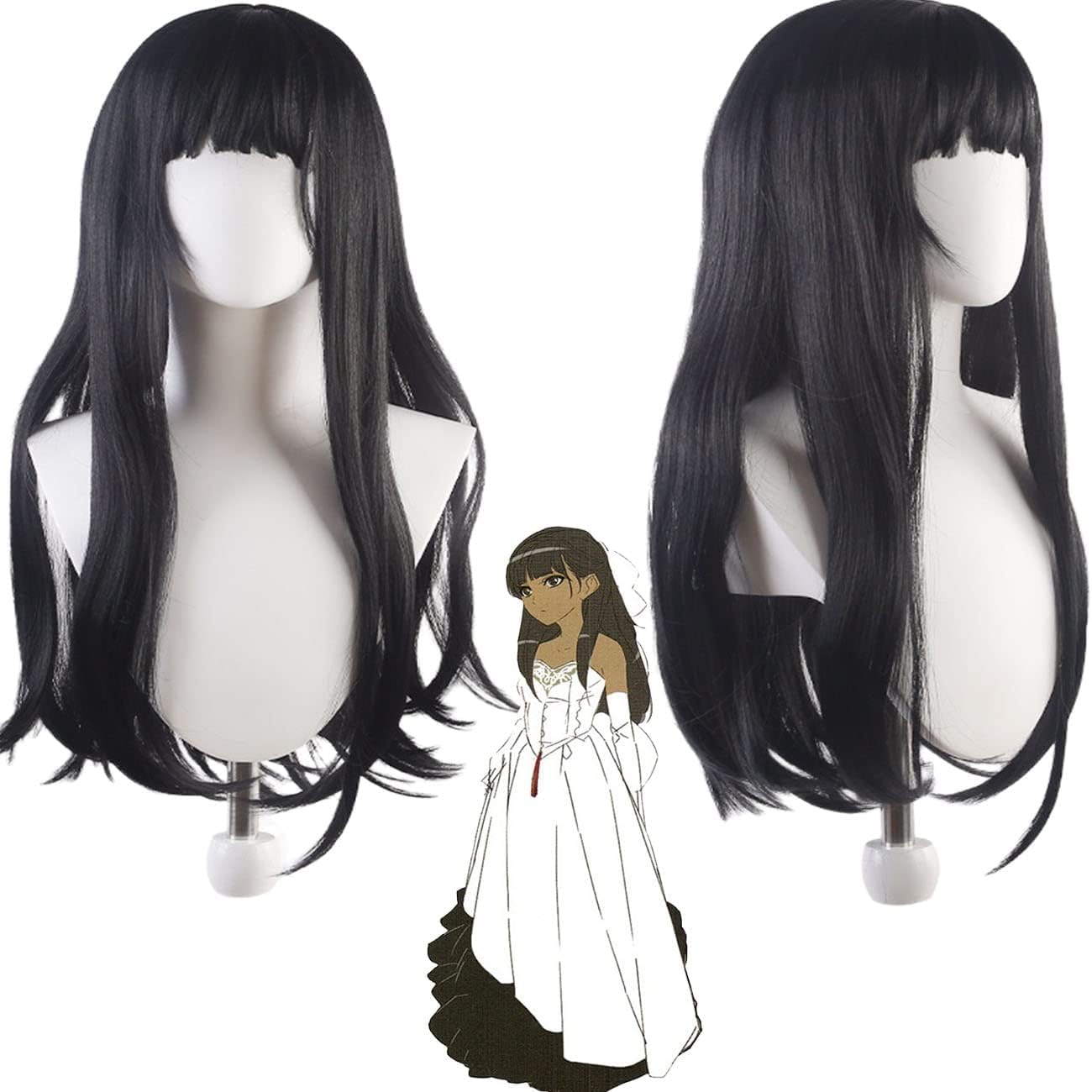 Amazon.co.jp: jojo2019_cos Fatestrange Fake -Whispers of Dawn缇妮·契尔克ティーネ・ チェルクTine Chelc コスプレカツラ wig ウィッグ (ウィッグ) : ホビー