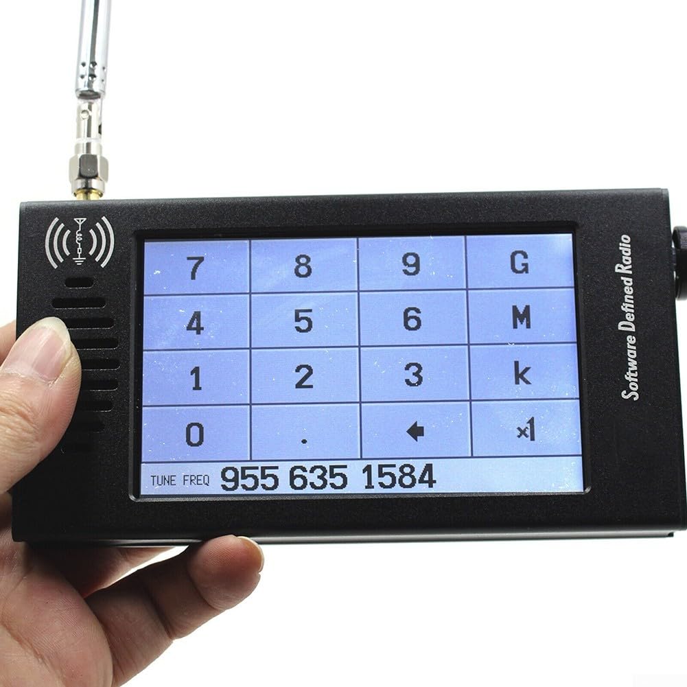 Radio portátil de onda corta con chip dsp, receptor de banda completa para HAM SW AM para FM SSB, pantalla LCD táctil de 5000 mAh para batería