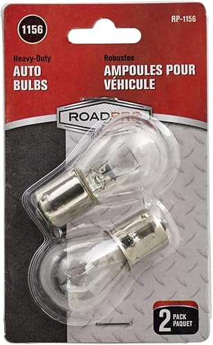 Miniatura 4 de RoadPro RP-1156 - Bombillas de repuesto transparentes #1156 resistentes para automóvil, camión, luces de marcha atrás, luces de respaldo
