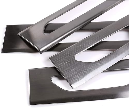 Miniatura 5 de YIWANG 304 - Protectores para placa de puerta interior de acero inoxidable 304, 4 unidades para Land Rover Range Rover Evoque (L551) 2019 2020 Auto