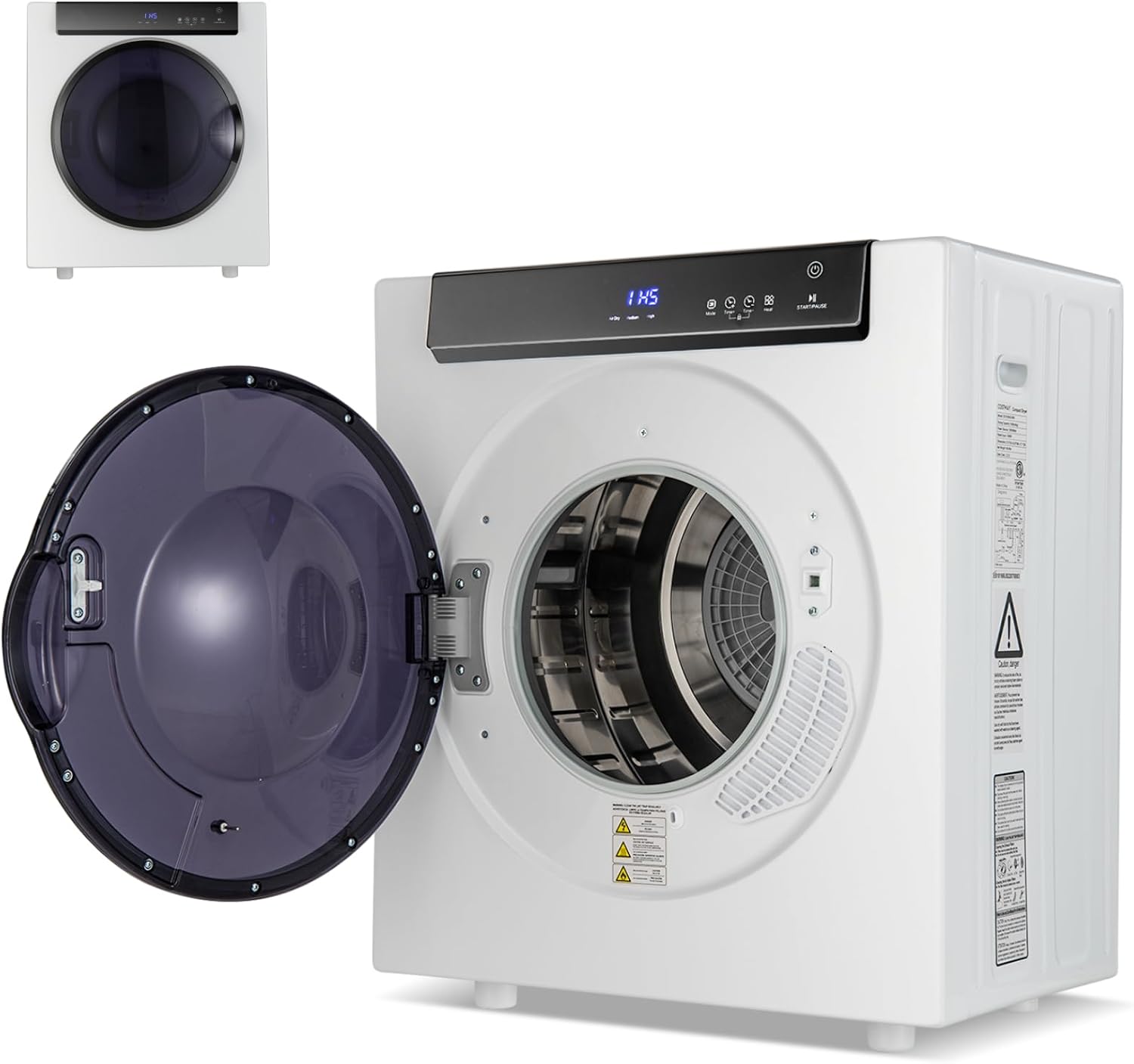 GiantexUK 4KG Vented Tumble Dryer, 1400W Compact Mini Tumble Dryer with