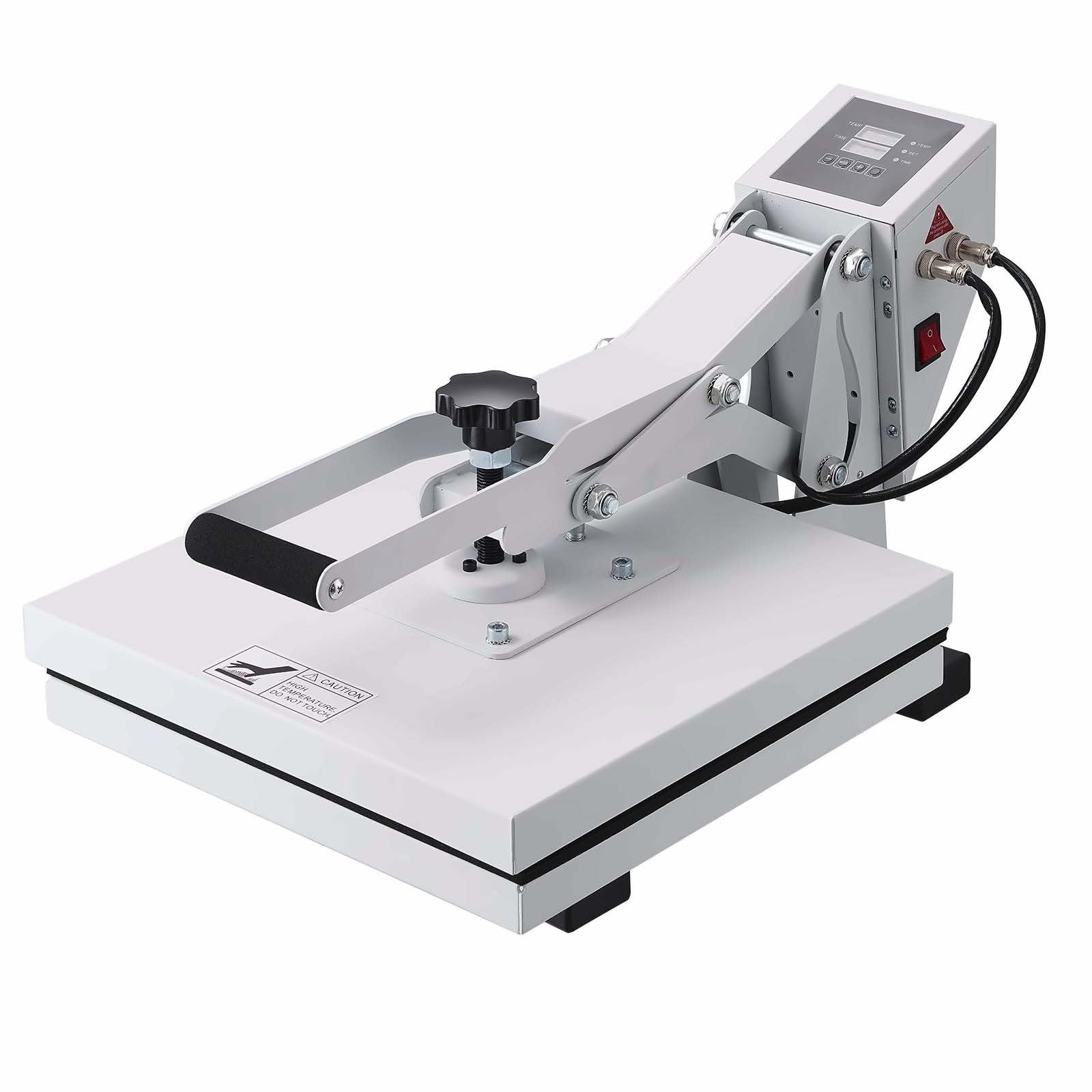 Heat Press Machine for T-Shirts 15x15, Sublimation Printer, Digital Heat Press, Fast Heating, Adjustable Pressure, for Heat Transfer Vinyl, White