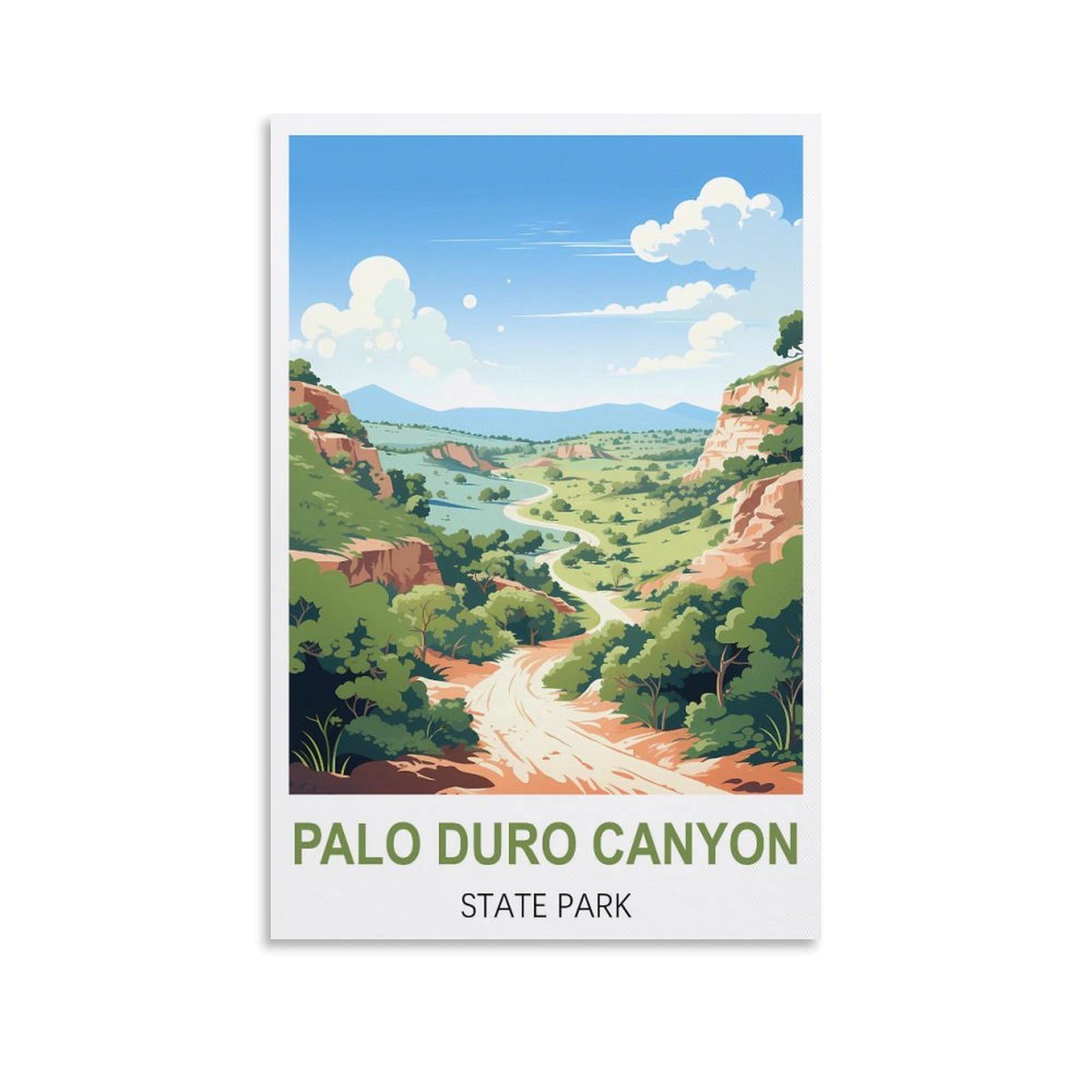 EZMLFA DIY 5D Diamond Painting Kits for Adults,Palo Duro Canyon State Parks DIY Diamond Art Kits Gem Painting Crafts for Home Wall Decor 50x60cm
