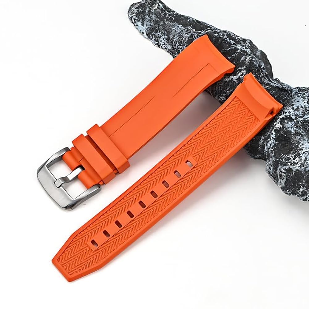 Amazon.com: 21mm FKM Rubber Band For Tissot Seastar 1000