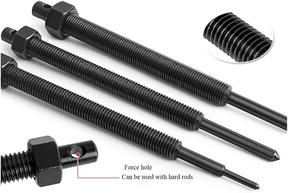 12 PCS Motorcycle Inner Bearing Pullers, Motorcycle Box Bearing Disassembly Tool, Inner Bearing Removal Tool Set
