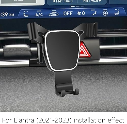 Miniatura 2 de Soporte para teléfono de coche para Hyundai Elantra 2021 2022 2023 2024 2025 2026 SE SEL N Line Limited Elantra Hybrid Auto Accesorios Soporte de
