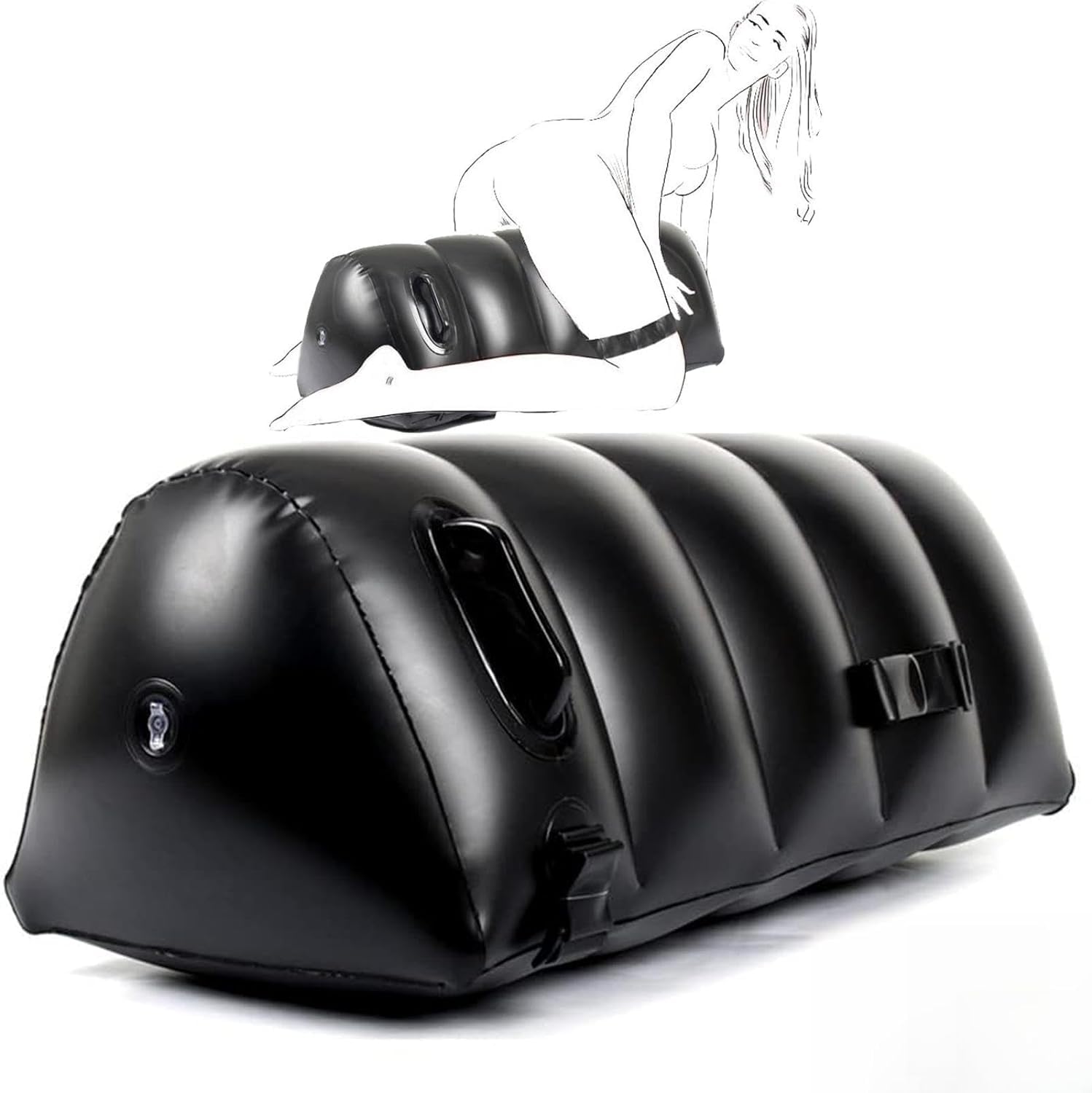 Muebles sexuales para dormitorio, multifuncional, inflable, sofá, cama, parejas, placer, triangular, cojín de postura, artículos sexuales, silla para mujeres, asiento portátil, pasamanos, posición
