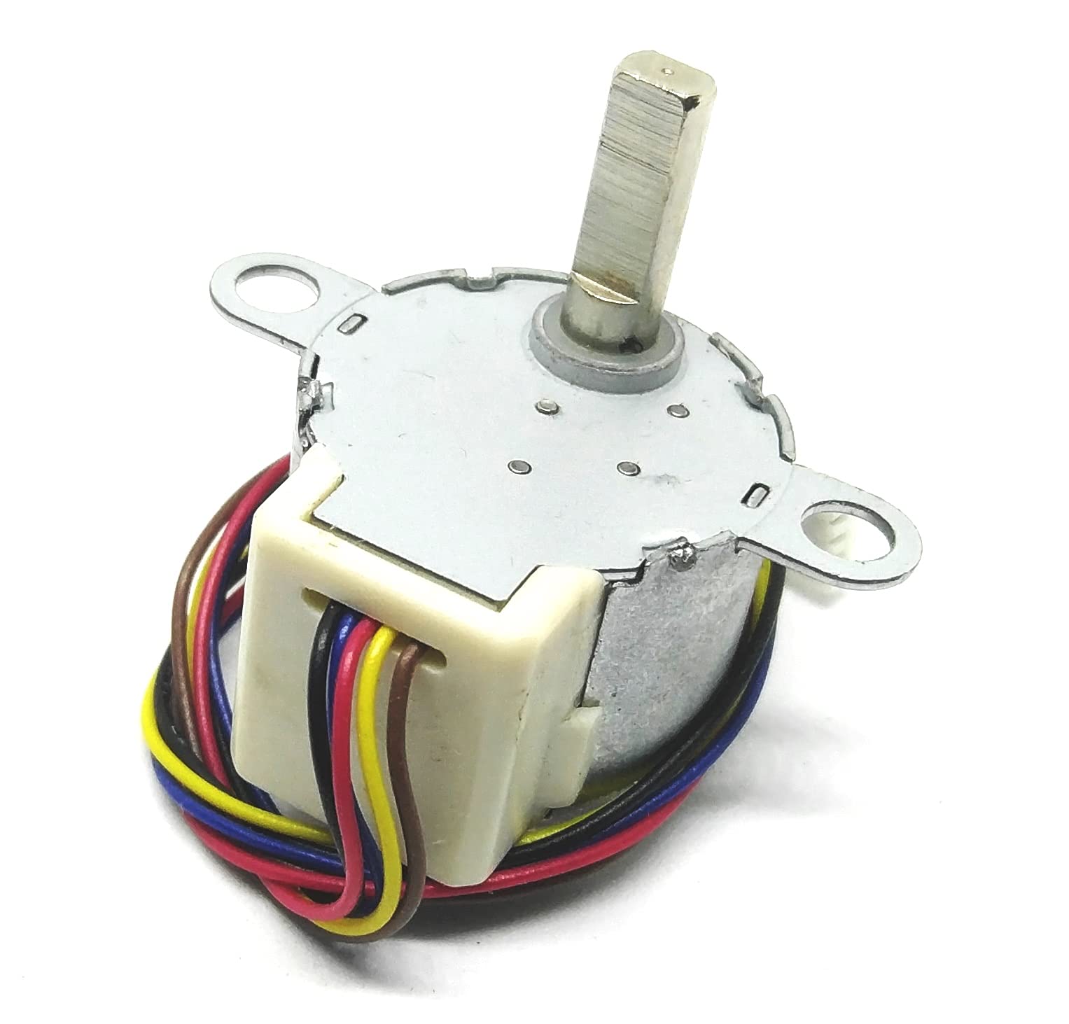 Invento 12V DC CNC Reducing Stepping Stepper Motor 0.6A 7 Kg-cm 24BYJ48 Silver