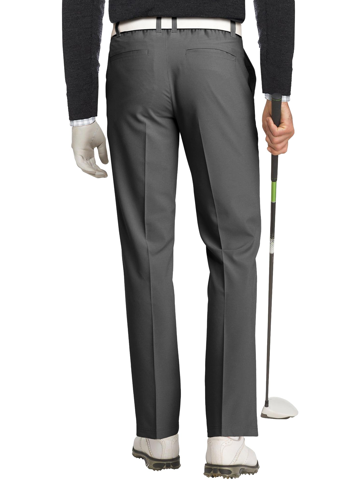 Snapklik.com : Mens Slim Fit Dress Pants Stretch Casual Business Suit ...