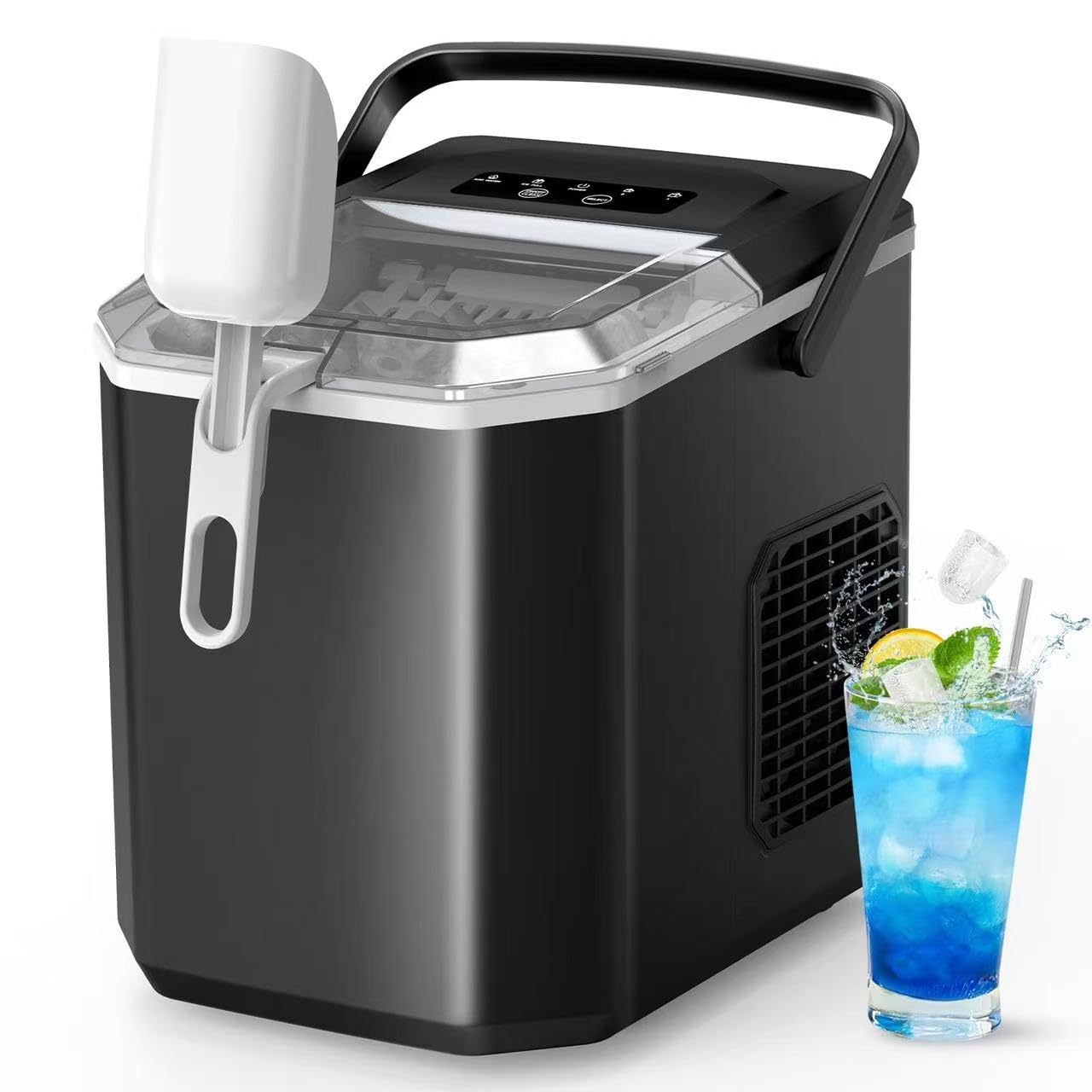 Amazon.co.jp: 製氷機、高速製氷、自動洗浄機能、省エネ、最短6分で