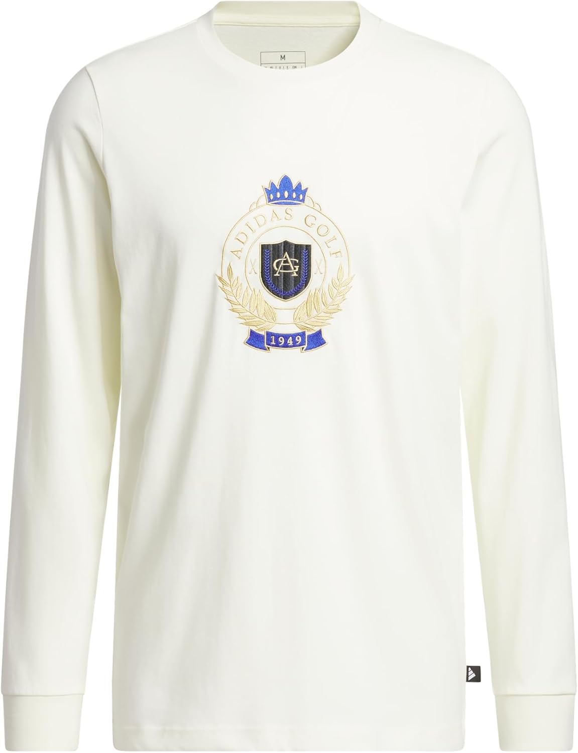 Adidas Mens Golf Go-to Crest Graphic Longsleeve
