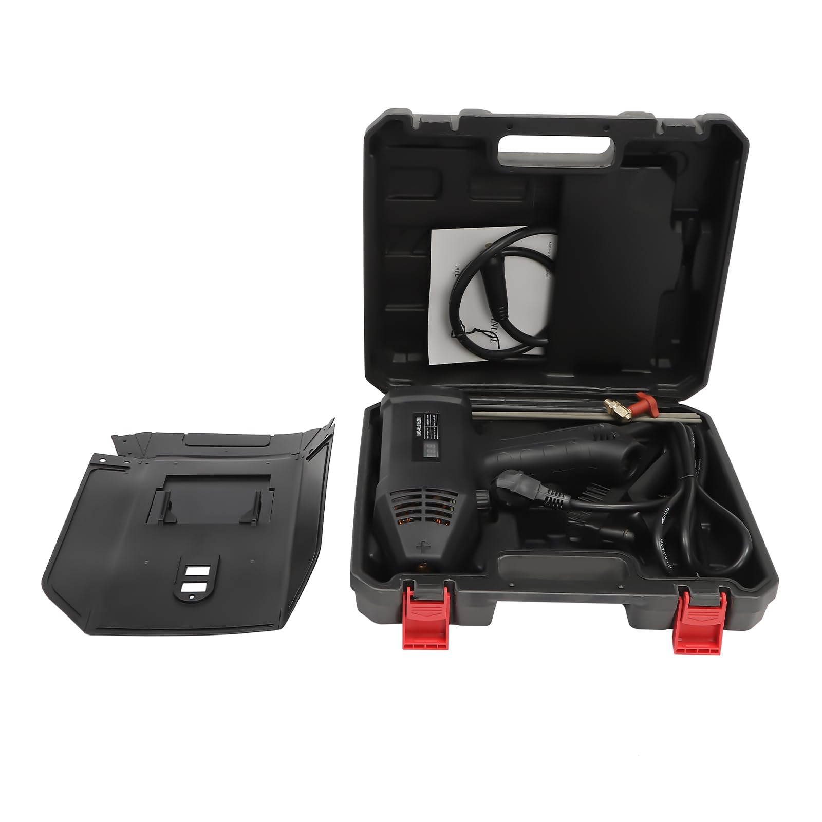 Saldatrice per elettrodi, 220 V/3000 W, portatile, con display a LED e cassetta degli attrezzi, IGBT Inverter Stick Arc saldatrice, per riparazioni, professionale