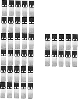 40 Pcs Clipe De Aço Inoxidável Carteira Clipe De Dinheiro Porta-Cartões Fichário Porta-Notas Clipes De Carteira Clipes De Carteira Clipes De Arquivos De Aço Inoxidável Prateado