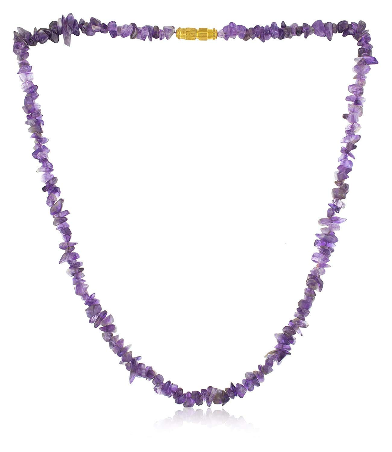 ca agate Natural Amethyst Stone Chip Mala/Necklace Multi Fluorite Amethyst Green Smoky Quartz Sodalite Rainbow Moonstone Mala for Reiki Healing and Crystal Healing Stone Mala-picture-10