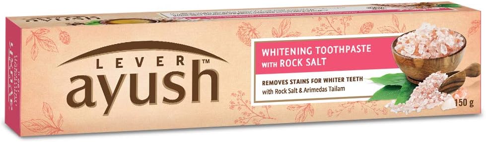 Ayush Whitening 150g Toothpaste (Rock Salt)