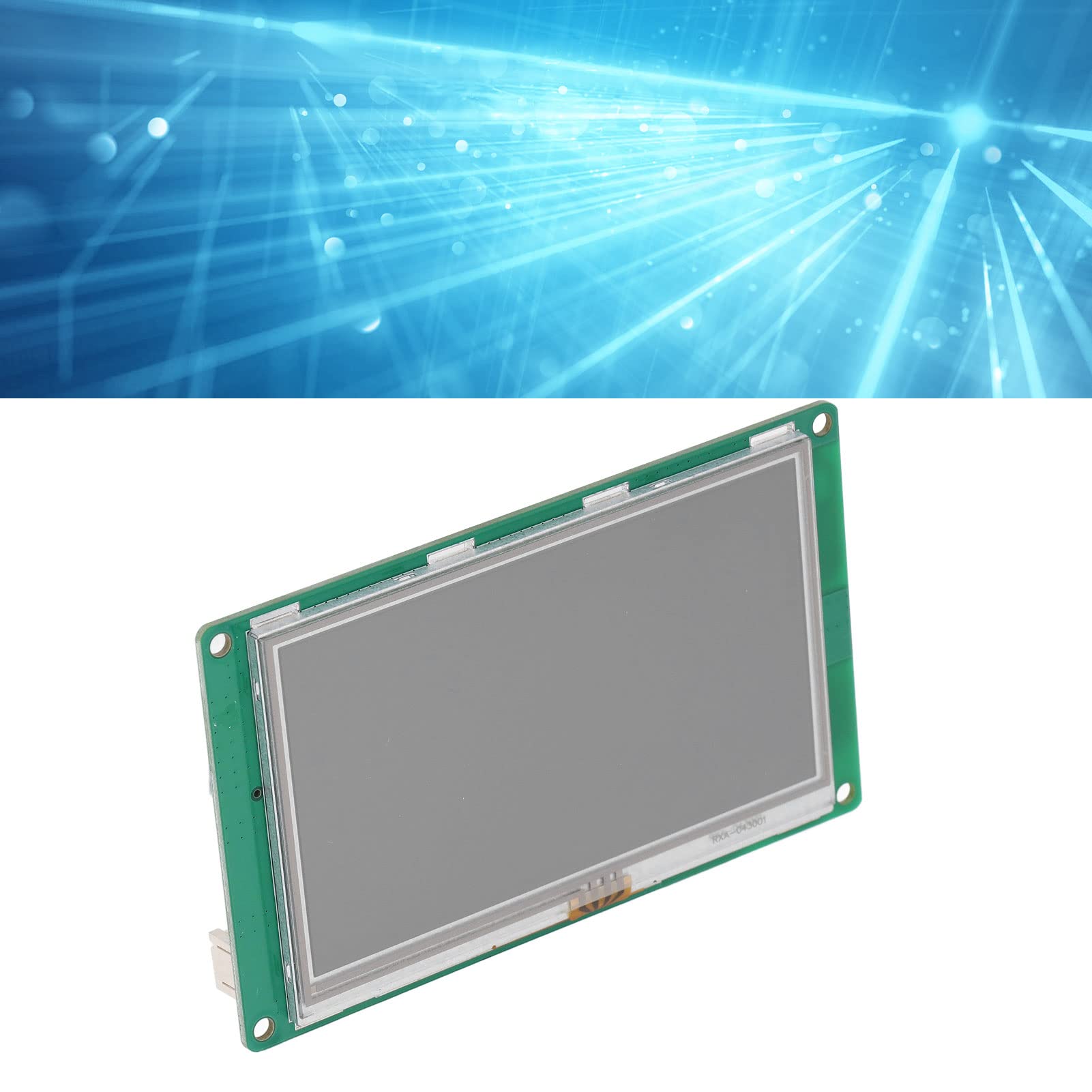 Módulo de Visualización de Pantalla Táctil, Módulo de Pantalla Táctil TFT LCD de 4,3 Pulgadas RS232 Tablero de Visualización de Puerto Serie para Control 2W, Computadoras
