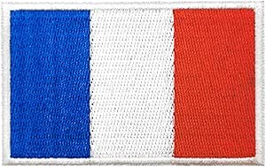Patch France Drapeau Français Écusson à Coudre Scratch Pour Vêtement Sac à Dos Militaire