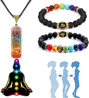 Pulsera Arus 7 Chakras,Pulsera Arus 7 Chakras Original,Chakra Jewelry Set,Pulsera Arus 7 Chakra Necklace and Chakra Bracelet,Lymph Detoxification Chakra Bracelet,Pulsera Arus Original Jewelry