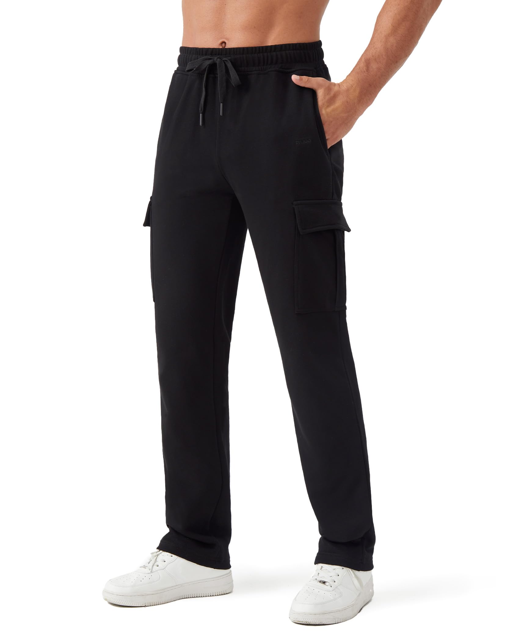 Zylioo Jogginghose Herren Extra Lang Hose Lang Bein Stoffhose Jogger Hose | Baumwolle Relax Fit Weites Sporthose Sweathose Trainingshose Laufhose Alltag Gym Sport Outdoor