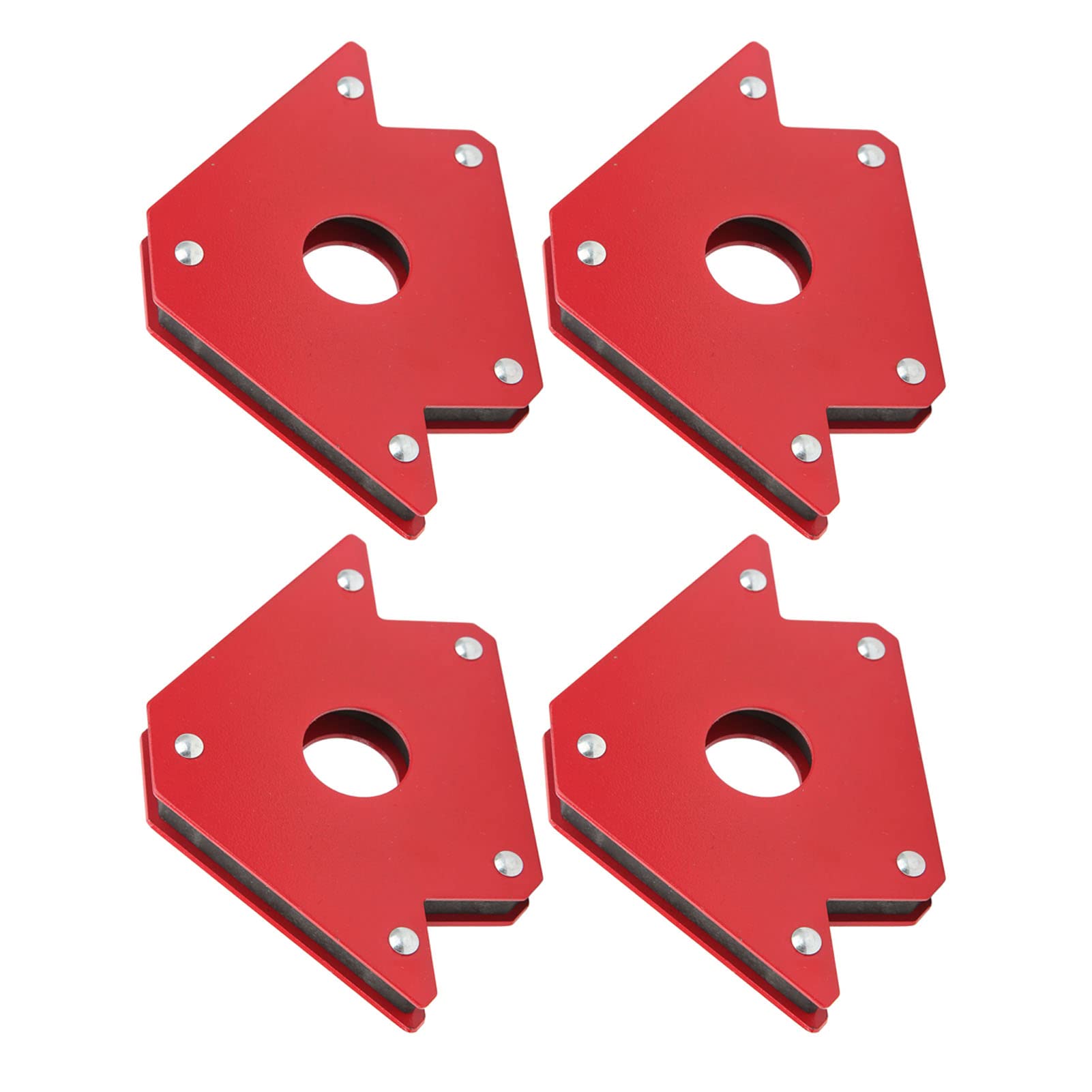 Magnes spawalniczy Kuuleyn, 4 szt. 50LB spawalniczy magnetyczny uchwyt strzałki 45 90 135 wielokątowy uchwyt spawalniczy wspornik magnetyczny Jig Positioner elektronarzędzie