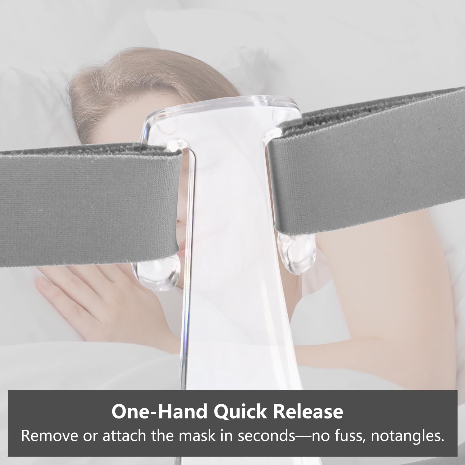 Easy Frame & Elbow Replacement Kit for F&P Simplus CPAP Mask – Fits Small, Medium, Large Seals – 360° Rotating Elbow, Quick Release, Compatible with Fisher & Paykel Full Face CPAP Masks