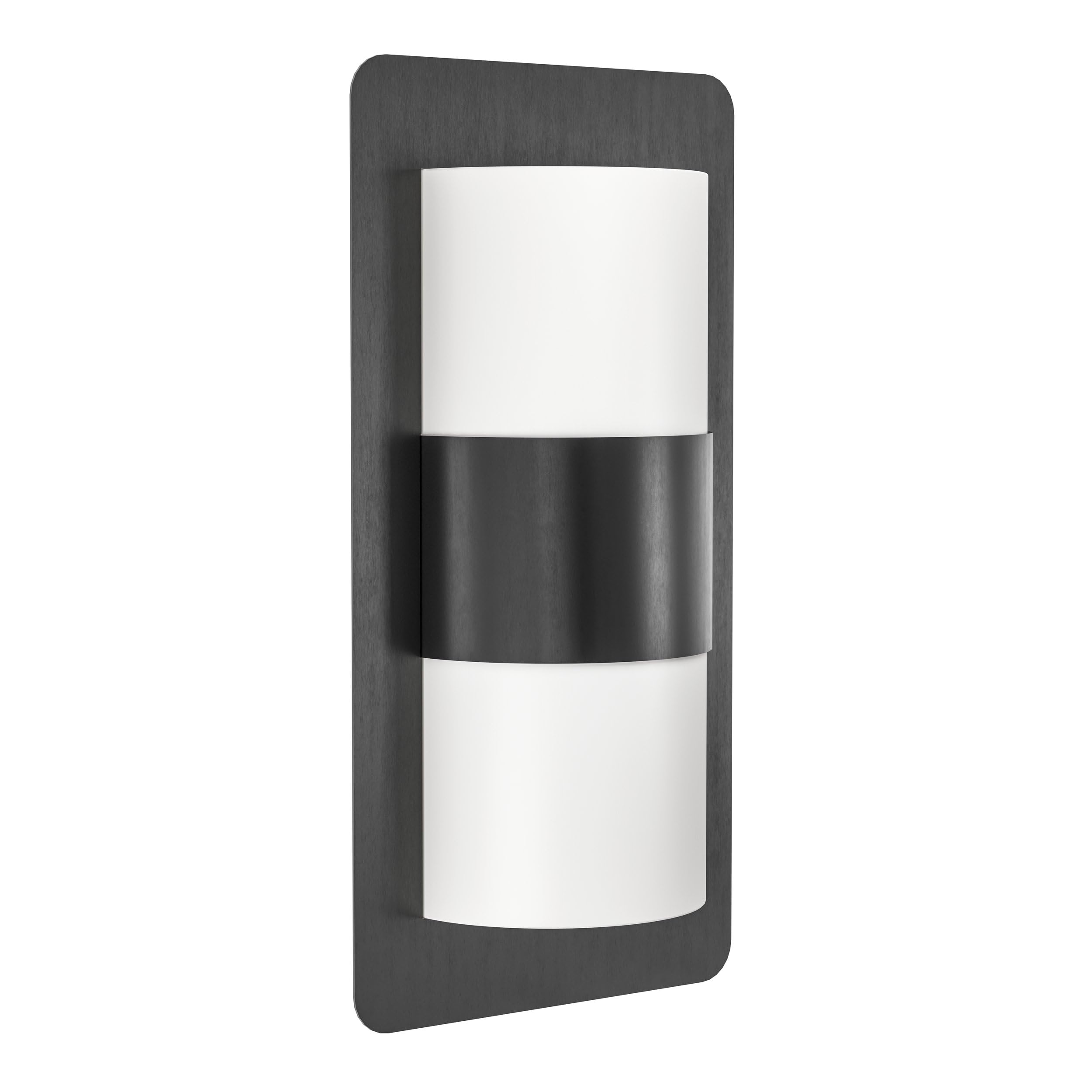 Eglo Charcoal Outdoor Wall Lamp Cistierna, 2-Light Exterior Fixture
