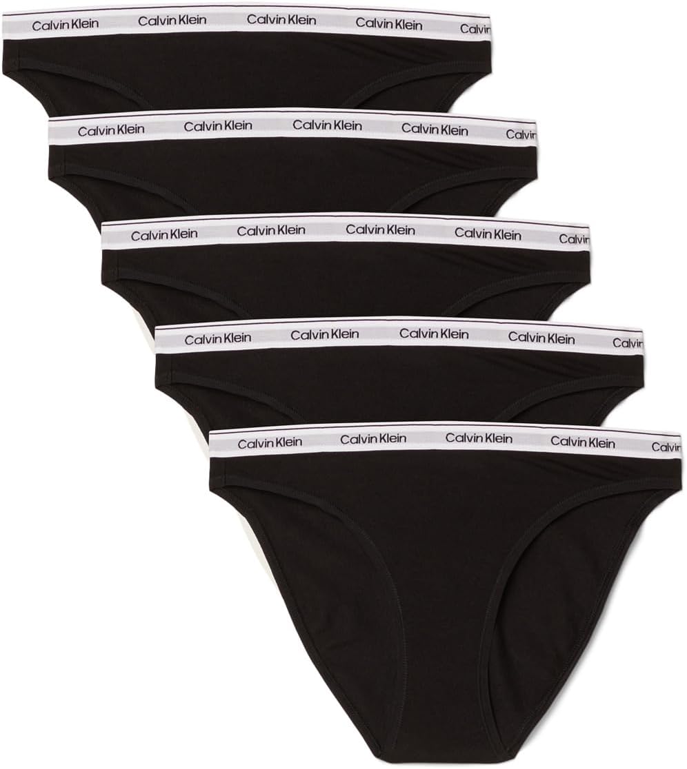 Calvin Klein womens Modern Logo Bikini 5-pack
