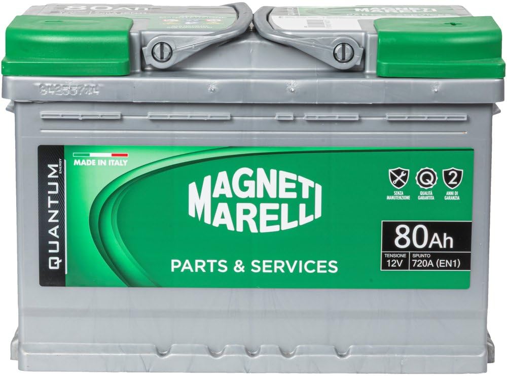 Magneti Marelli - Batería para coche, 80 Ah, 12 V, 720 A, EN1, para caja L3B