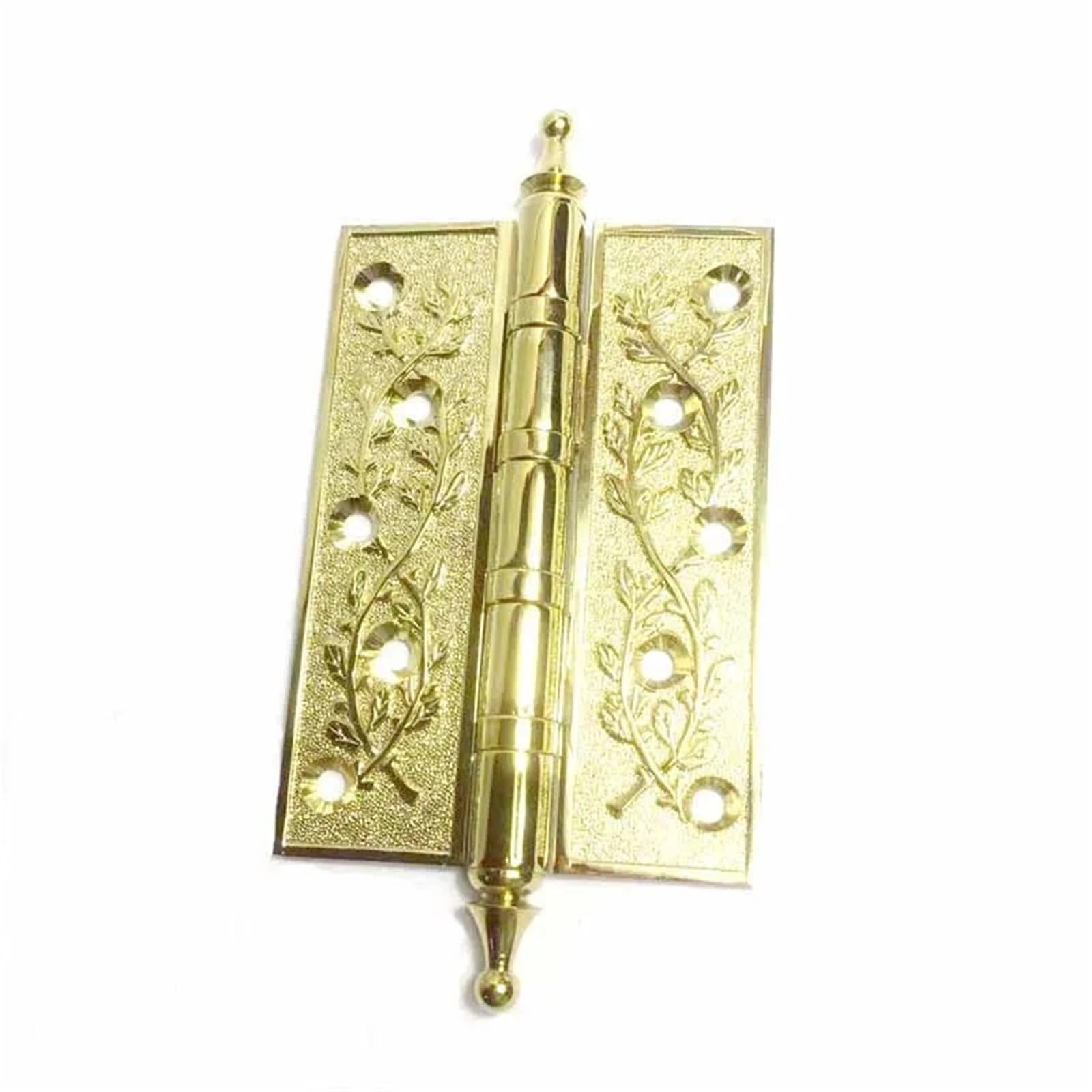 Charnière couronne en laiton massif au style rétro chic pour porte lourde d'intérieur