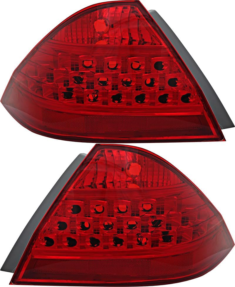 For Honda Accord Sedan Tail Lights Lamps Set 2006 2007 Driver and Passenger Side