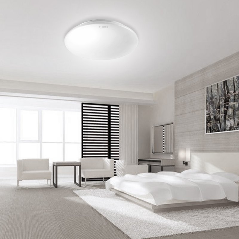 Philips 33361 LED Ceiling Lamp installed in a bedroom
