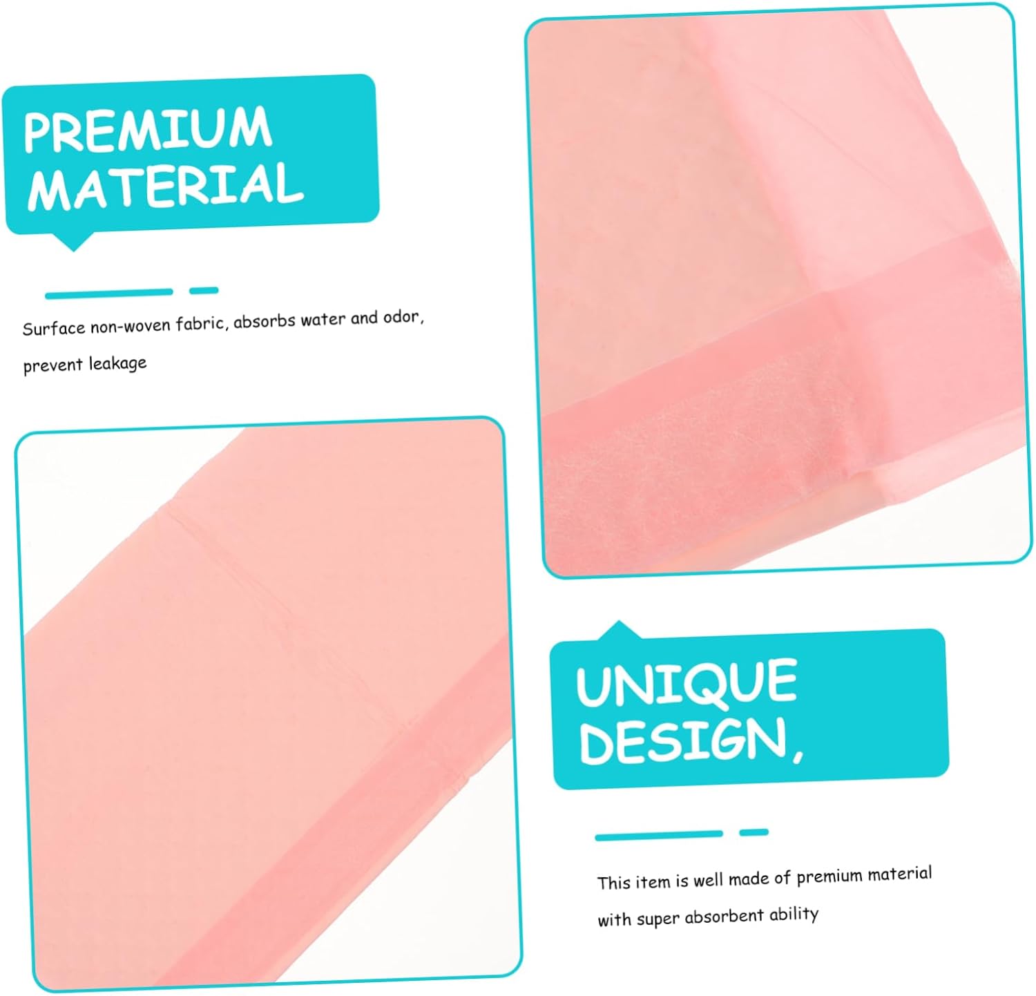 POPETPOP 100pcs Ultra-Absorbent Dog Training Pads Pet Diapers Mats Puppy Pads Large 33x45cm Leakproof