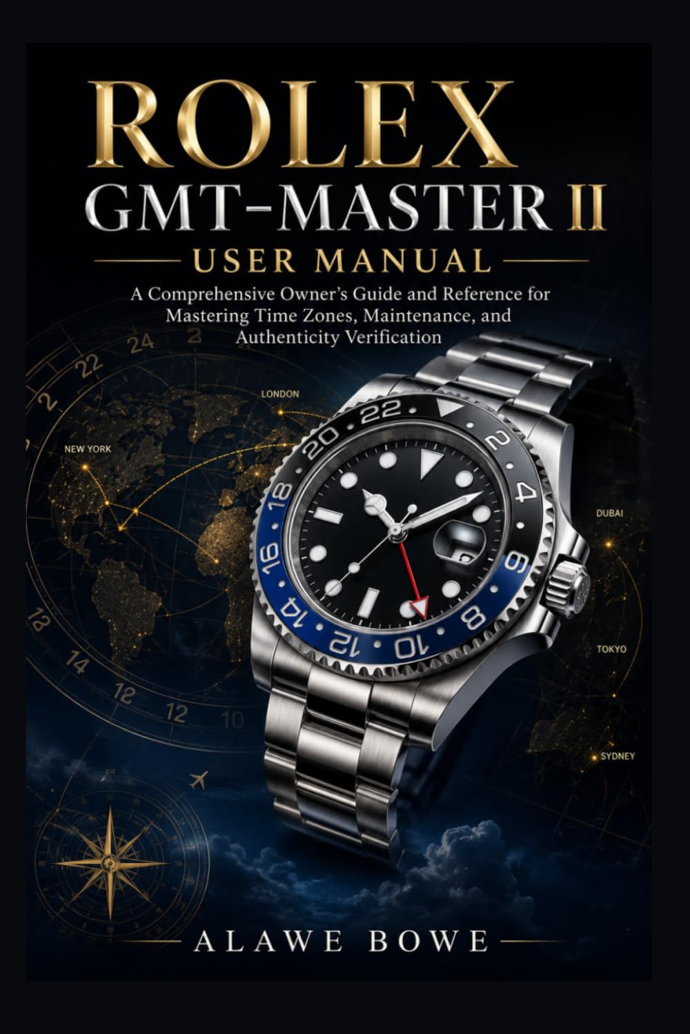Rolex GMT-Master II User Manual: A Comprehensive Owner's Guide and Reference for Mastering Time Zones, Maintenance, and Authenticity Verification