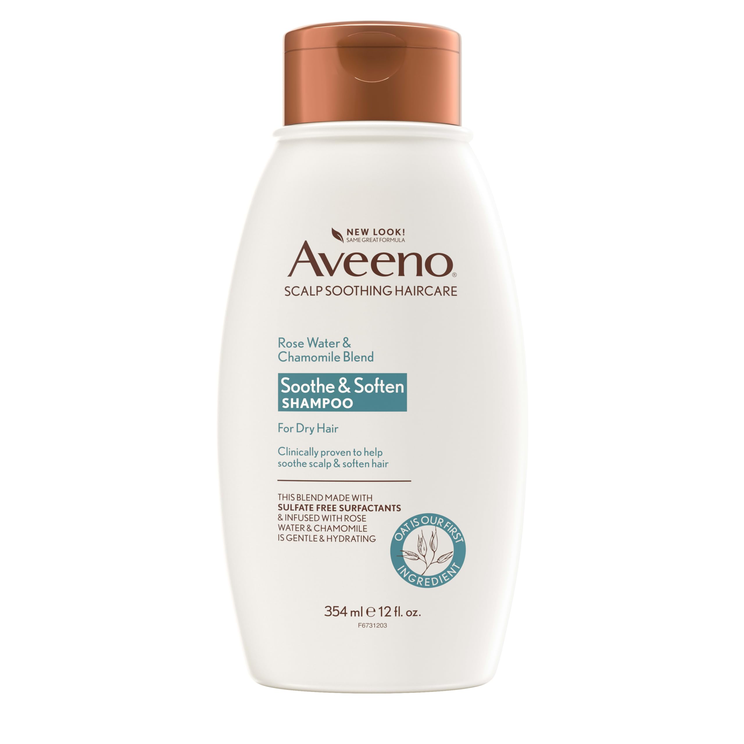 Aveeno Scalp Soothing Rose Water & Chamomile Blend Shampoo For Sensitive & Soft, Sulfate Free Shampoo, No Dyes Or Parabens, 345ml (4067312)-picture-27