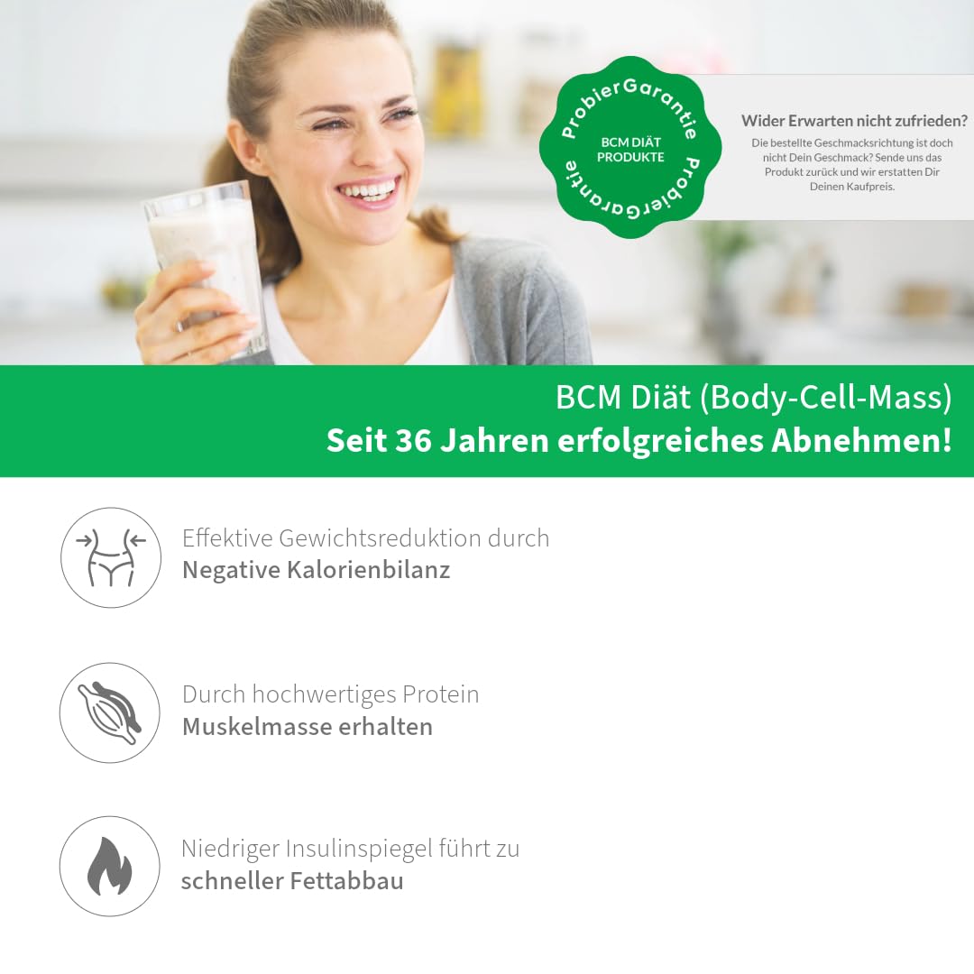 BCM Modicur Basis Vanille 1 Dose à 480g (24 Portionen/BCM Diät/Eiweißshake/BCM BodyCellMass)