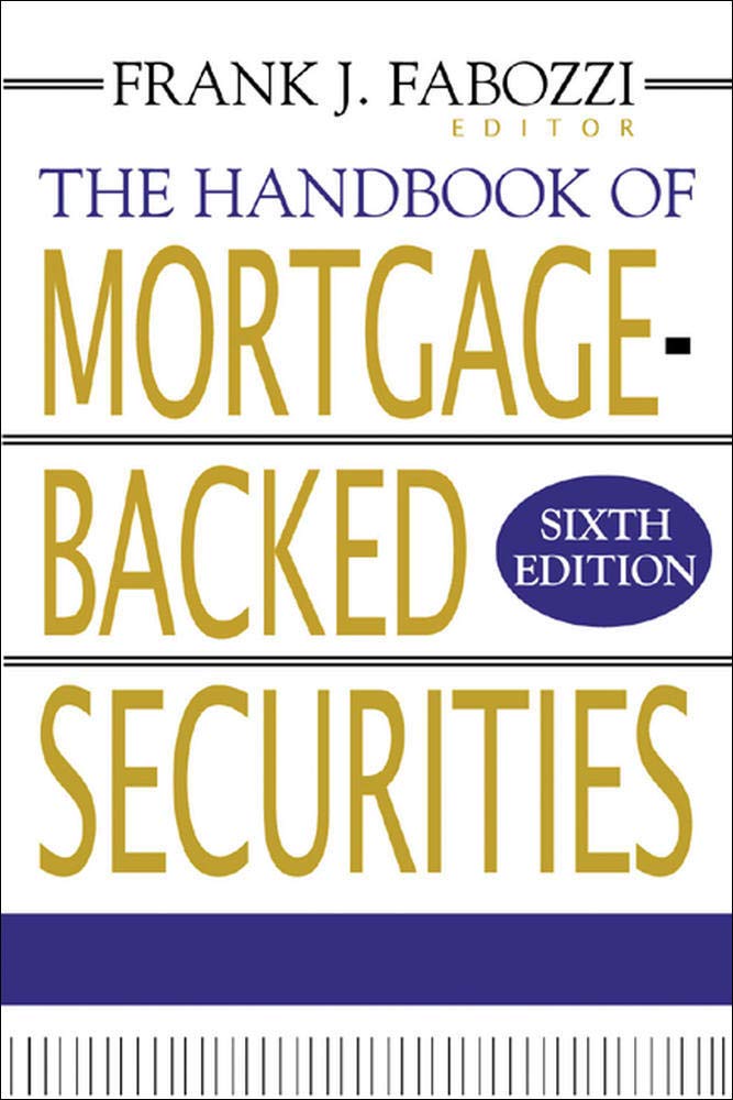 The Handbook of MortgageBacked Securities 9780071460743