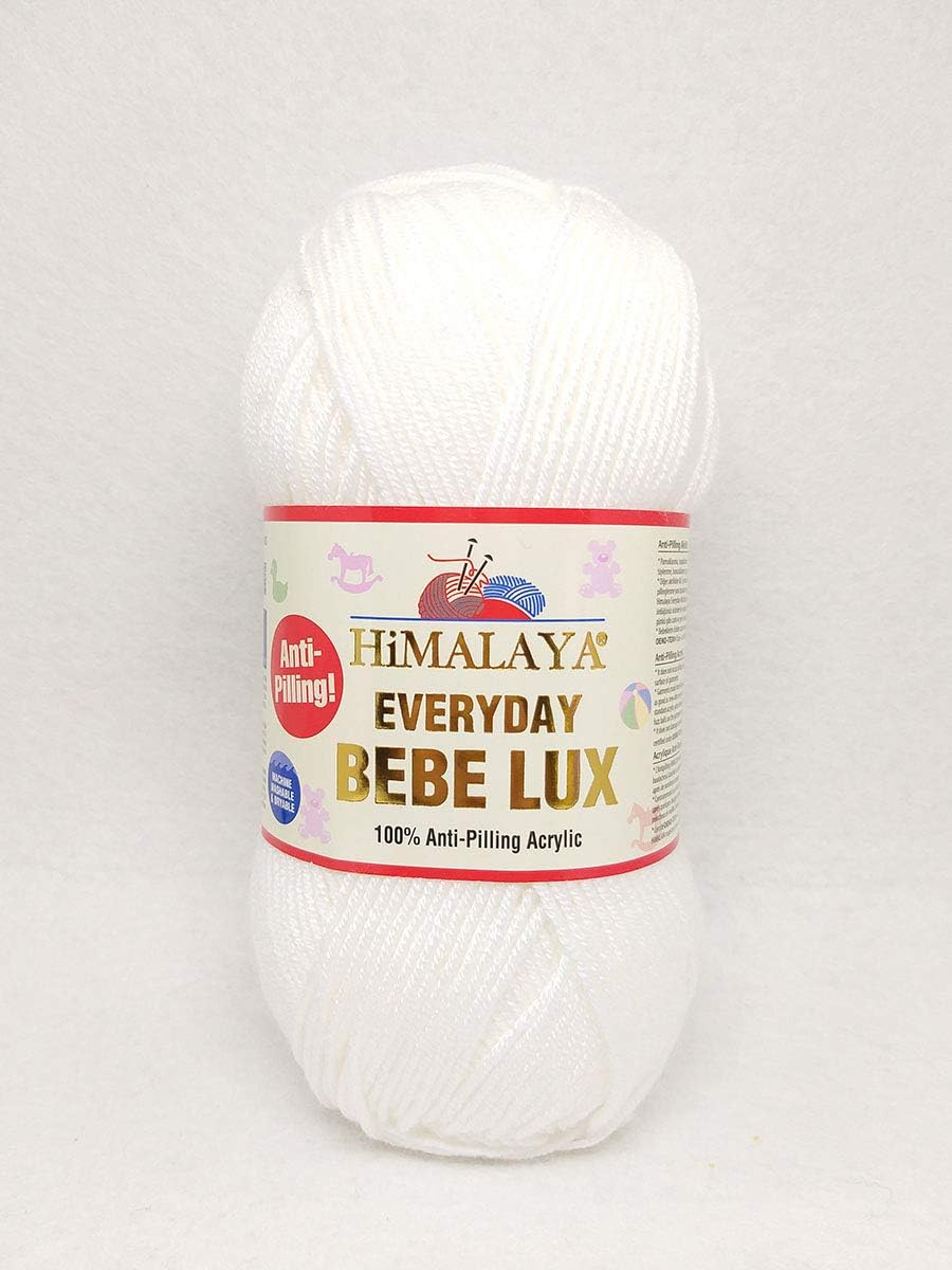 Himalaya Everyday Bebe Lux%100 Acrylic 1 Skein 3.5 oz dk & Light Worsted Yarn 273 Yards (443)