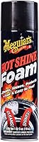 Vista 1 de Meguiar G13919 Hot Shine - Espuma para neumáticos en aerosol para neumáticos negros brillantes y ricos, 19 onzas