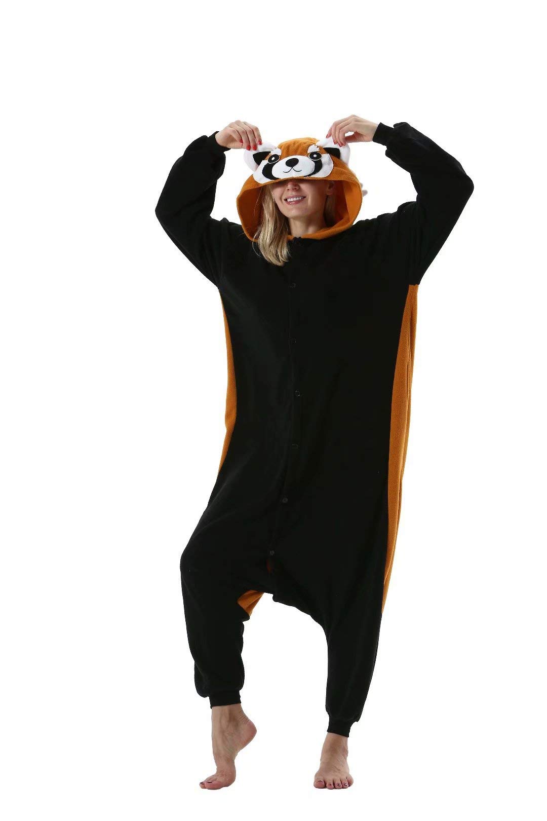 EUFANCEAdult Animal Onesies Pajamas, Unisex Pyjamas Cosplay Costume Nightwear Halloween Homewear Loungewear