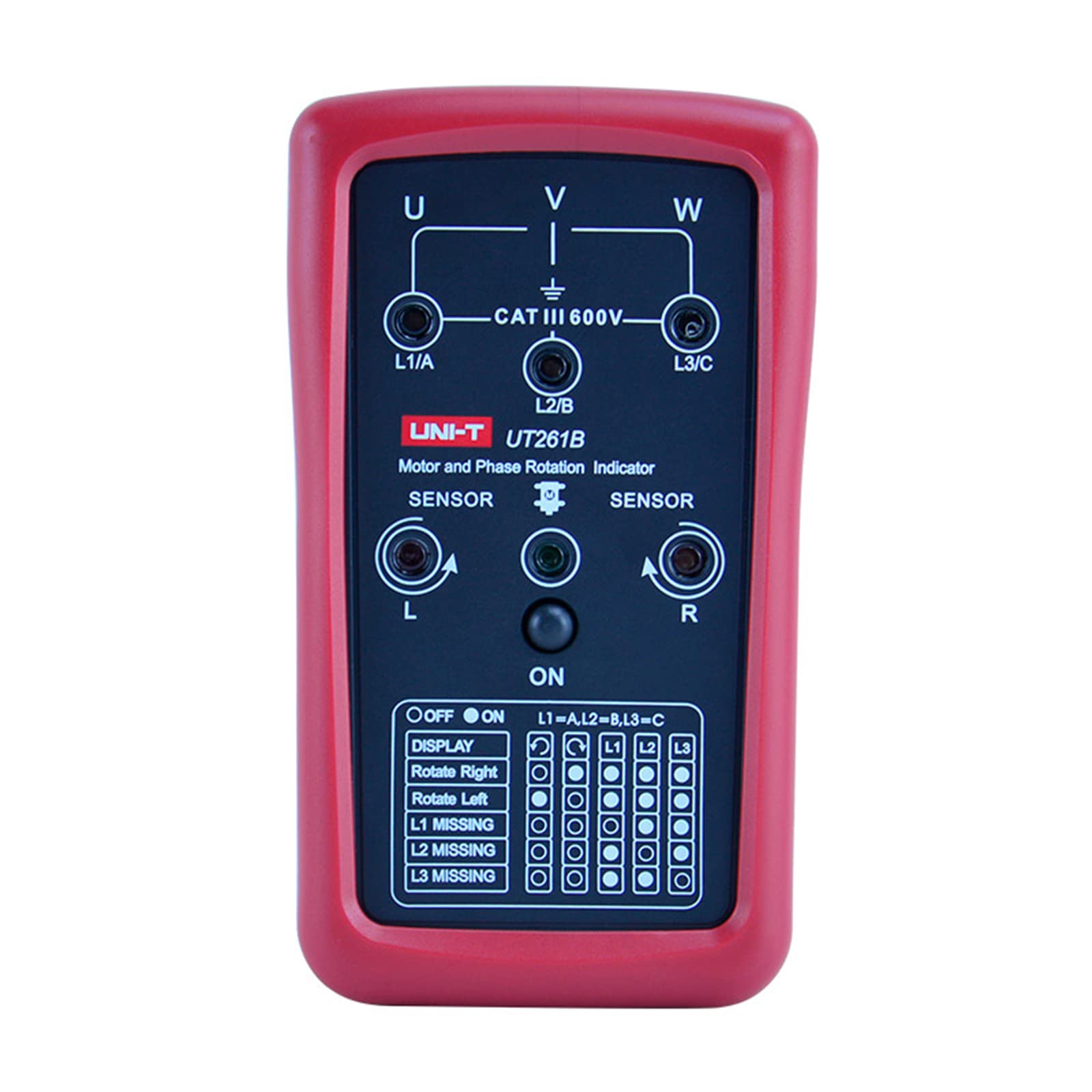 UNI-T AC 3-Phase Rotation Meter Sequence Tester 40-690V — Amazon image 9