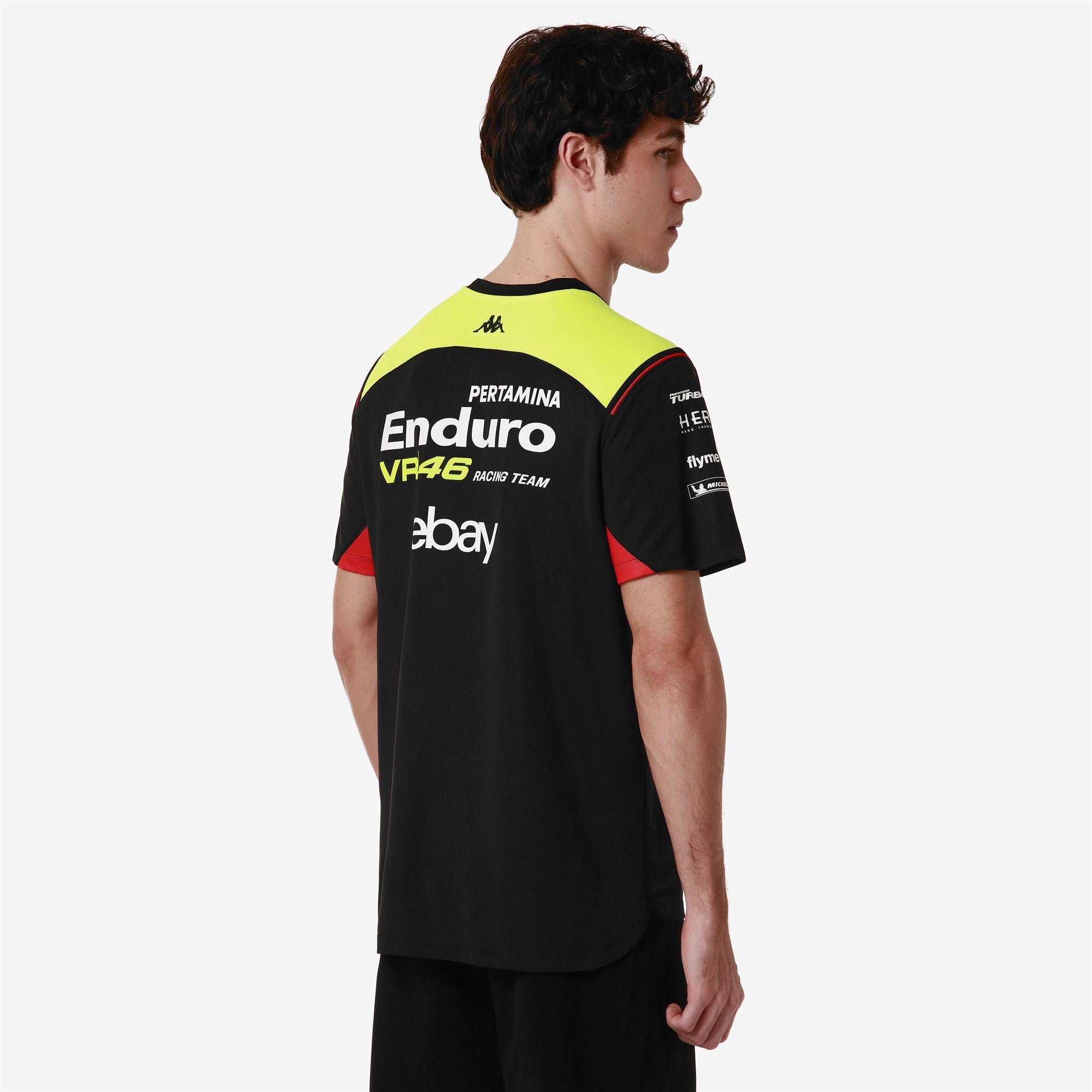 Kappa Unisex Vr46 Team Pertamina T-Shirt (1er Pack)