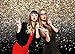 LTLYH 7x5ft Black and Gold Glitter Backdrop Gold Glitter Effect Backdrop for Birthday Party, New Year, Wedding, Glam Photo Booth Decoration 129