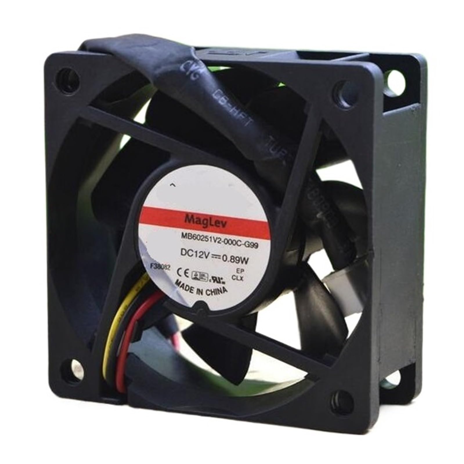 PEQYUACTE 60 * 60 * 25 MB60251V2-000C-G99 12V 0.89W 6cm 3 line Cooling Fan