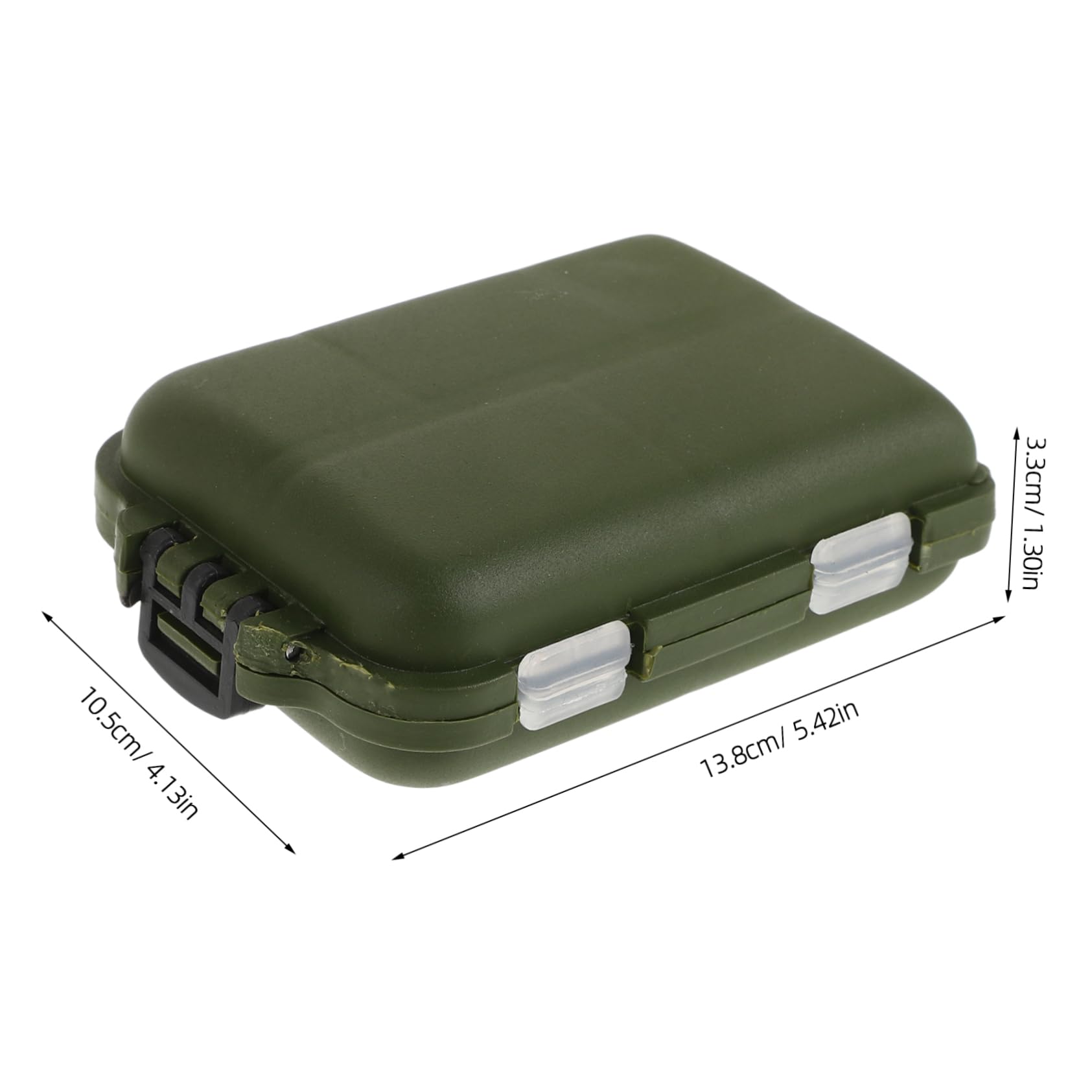 ARTSEWPLY Fishing Tackle Organizer with Removable Dividers Compact Storage Box for Fishing Accessories for Terminal Tackle and Lure Management Lightweight and Durable Design