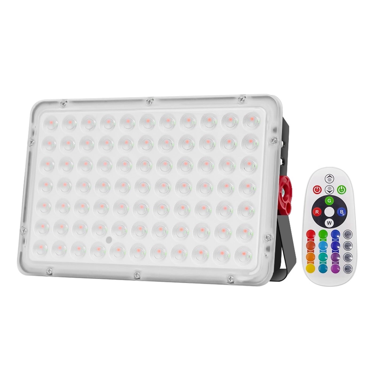 bettght 200W 100W 50W RGB Floodlight LED Spotlight Dimmable with Remote Control Waterproof IP66 RGB LED Projector Outdoor Lighting(200W)
