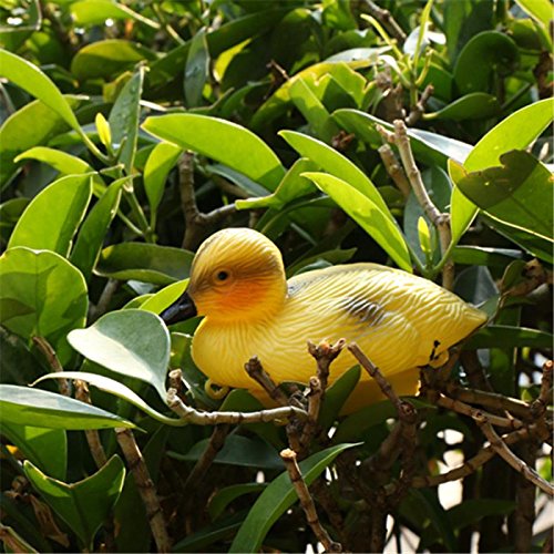 Fenteer 2Pack Plastic Baby Duck Floating Decoy Yellow Ducks Outdoor Garden Pond Ornament, 13x 8x 8cm - Image 4