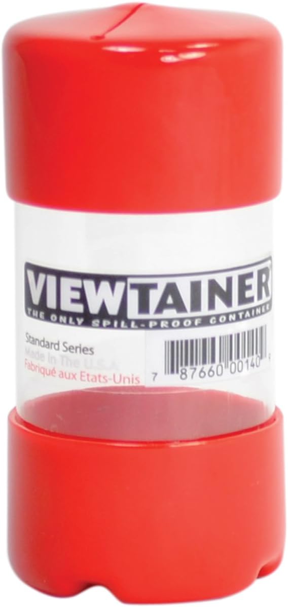 ViewtainerStorage Container, 2-Inch by 4-Inch, Red