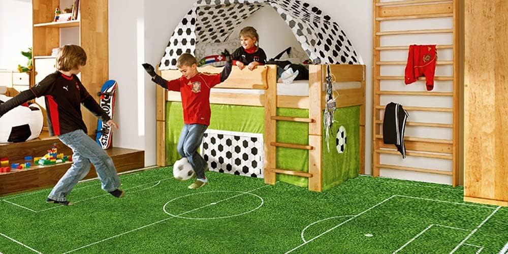 Alfombra con Mapa de Juego de interacción Padres-Hijos, Alfombra de Coche Infantil, Alfombra de Juego Infantil 3D con Pista de Carreras, Antideslizante, para habitación