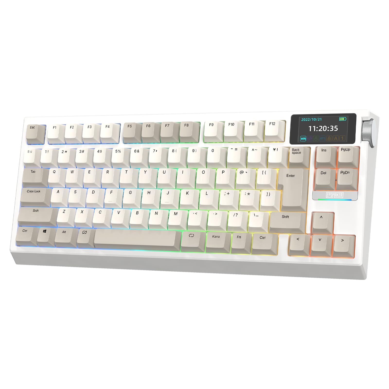 Amazon | EPOMAKER G84 PRO 日本語配列 75% ワイヤレスゲーミング